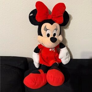 Minnie Mouse Plush Toy with Red Bow